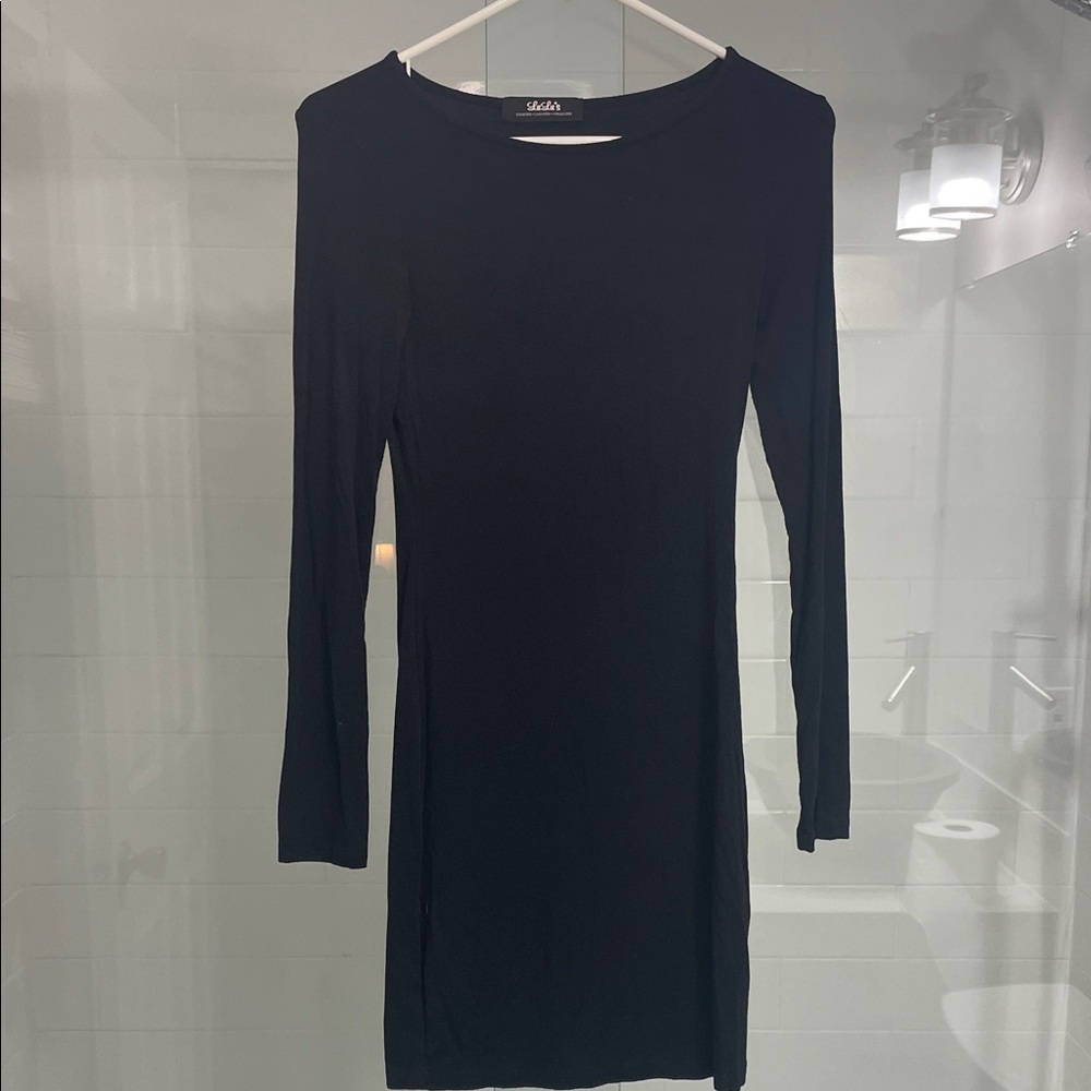 Black Bodycon Mini Dress